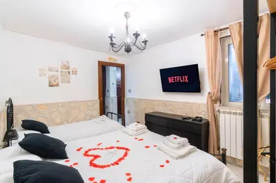 Letto o letti in una camera di Relax, Terrazza, Wifi - Historic Centre Terrace
