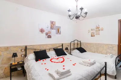 Letto o letti in una camera di Relax, Terrazza, Wifi - Historic Centre Terrace