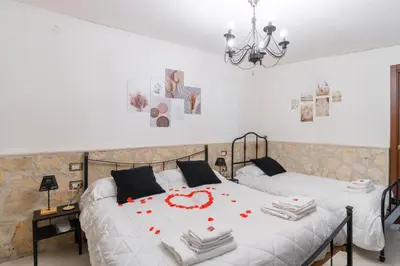 Letto o letti in una camera di Relax, Terrazza, Wifi - Historic Centre Terrace