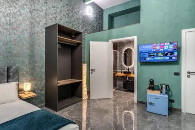 TV o dispositivi per l'intrattenimento presso Dimora Napoli Centrale