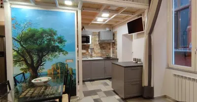 Cucina o angolo cottura di Casina San Gregorio Apartment