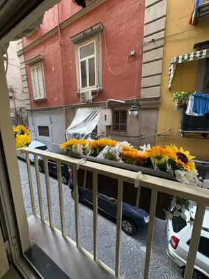 Balcone o terrazza di Il Rifugio di Kekka piazza del Plebiscito Napoli