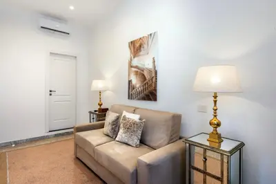 Area soggiorno di Bellavista Luxury Suite