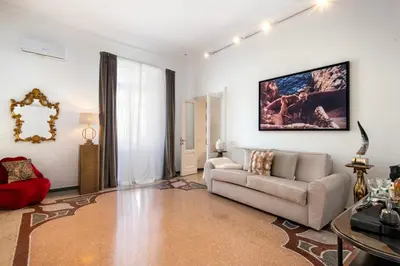 Area soggiorno di Bellavista Luxury Suite