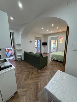 Letto o letti in una camera di La finestra di San Gennaro