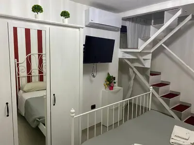Letto o letti in una camera di Vecchia Napoli Purgatorio
