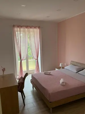 Letto o letti in una camera di Casa La Salle