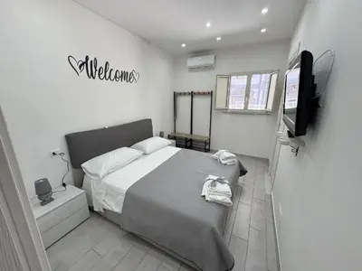 Letto o letti in una camera di Terrazzo san felice