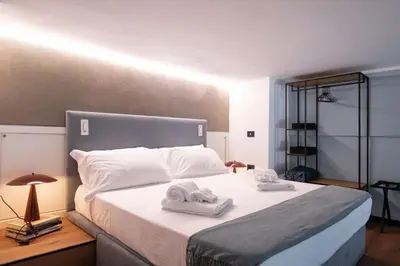 Letto o letti in una camera di Aquaviva Suite Blu