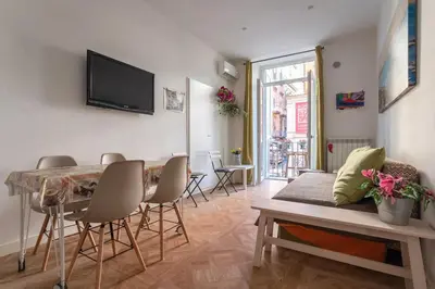 TV o dispositivi per l'intrattenimento presso L Affaccio sui Presepi Apartment