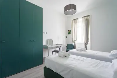 Letto o letti in una camera di Sebastiano House & Vibes By Dimorra