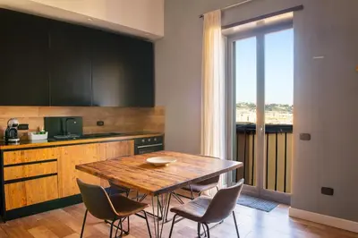 Cucina o angolo cottura di Loft with Panoramic View - 4 Guests