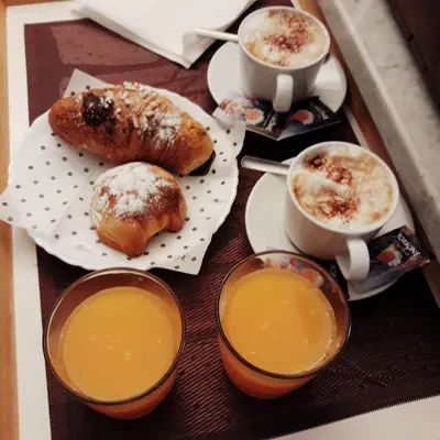 Cibo presso il bed & breakfast o nelle vicinanze