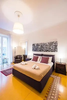 Letto o letti in una camera di Residenza Santa Lucia