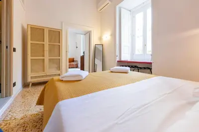 Letto o letti in una camera di Assoli House