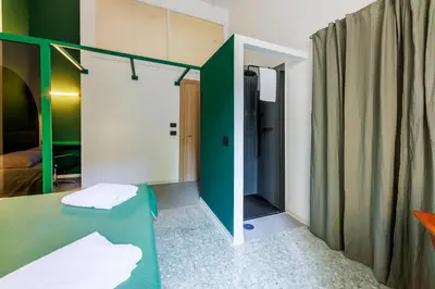 Letto o letti in una camera di Assoli House