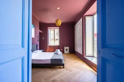 Letto o letti in una camera di Mood Terrace Toledo at Spanish Quarters
