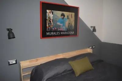 Letto o letti in una camera di Zonacentro