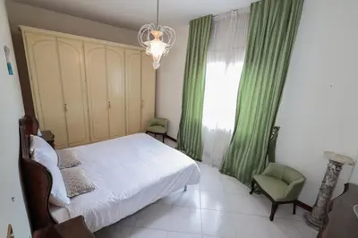 Letto o letti in una camera di Castello Vesuviano
