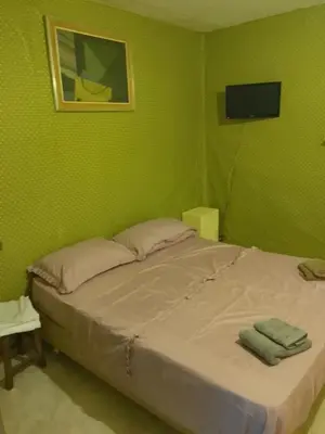 Letto o letti in una camera di Studio apartment in the historic center