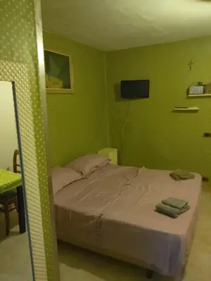 Letto o letti in una camera di Studio apartment in the historic center