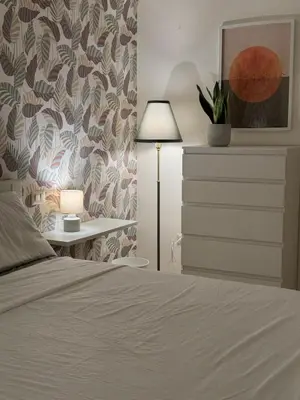 Letto o letti in una camera di Casa dell Oca Chiaia