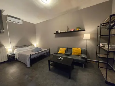 Letto o letti in una camera di Alloggio Joe