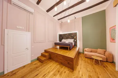 Letto o letti in una camera di The Tribunali Apartments By HouseinNaples