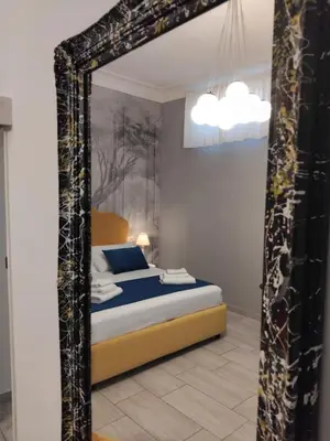 Letto o letti in una camera di Core Colors House