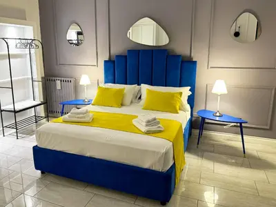 Letto o letti in una camera di Core Colors House