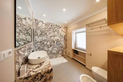 Bagno di The Tribunali Apartments - Entire Apt - By HouseinNaples