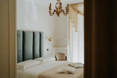 Letto o letti in una camera di Amore Napoletano sea view