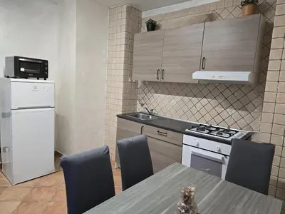 Cucina o angolo cottura di Napoli Central Museo Suite near to Subway & Quartieri Spagnoli