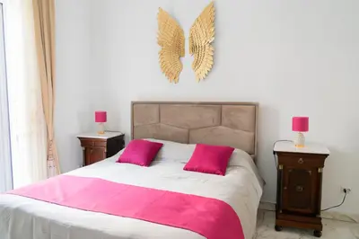 Letto o letti in una camera di B&B del Sole