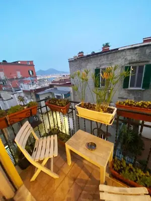 Balcone o terrazza di Vecchia Napoli Vesuvio
