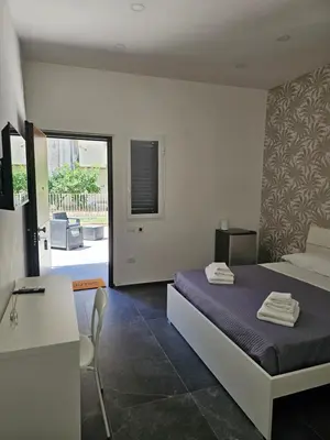 Letto o letti in una camera di Oasi Dei Cristallini