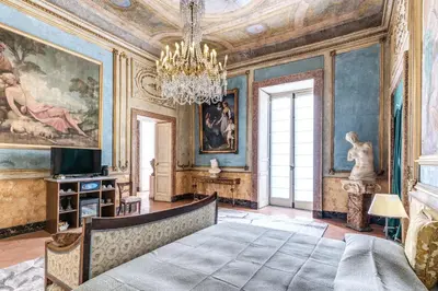 TV o dispositivi per l'intrattenimento presso Palazzo Doria Suites