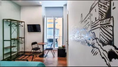 TV o dispositivi per l'intrattenimento presso Casa Calu' I Castelli di Napoli