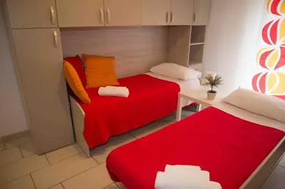 Letto o letti in una camera di Carol House