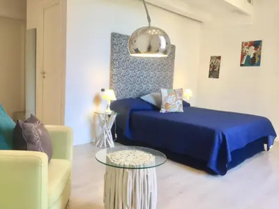 Letto o letti in una camera di B&B Neapolis Bellini