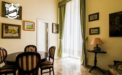 Area soggiorno di B&B Graziani Relais
