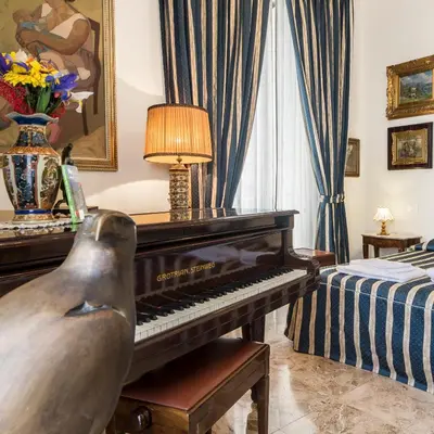 Area soggiorno di B&B Graziani Relais