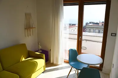 Area soggiorno di Bed & Breakfast Casamiranapoli Suites