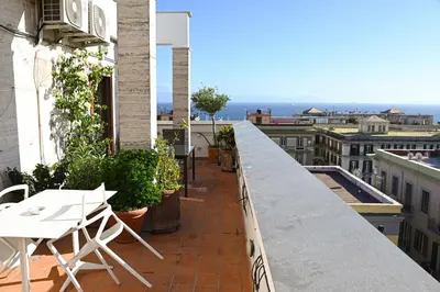 Balcone o terrazza di Bed & Breakfast Casamiranapoli Suites