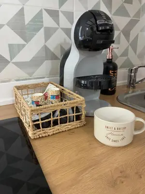 Set per la preparazione di tè e caffè presso TiTò Apartment