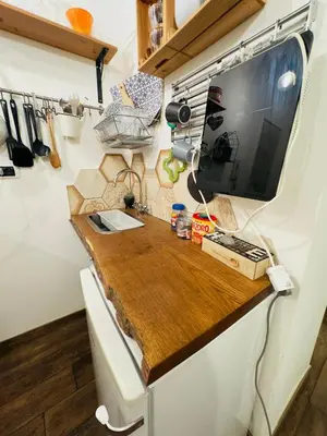 Cucina o angolo cottura di Casarià Holiday Home, Nel Cuore del Centro Storico di Napoli