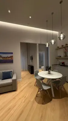 Area soggiorno di Angel Suite Chiaia