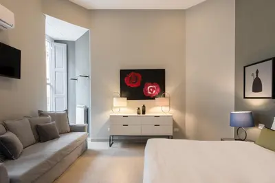 TV o dispositivi per l'intrattenimento presso Le Mummarelle Apartments