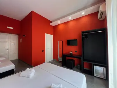 Letto o letti in una camera di Nereides Guest House