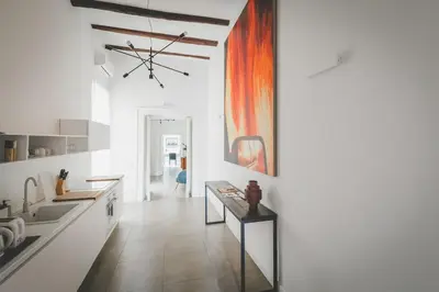 Planimetria di Design flat next to Via Toledo up to 4 people